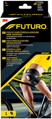 Futuro Feuchtigkeitsregulierende Knie-Bandage, L SPORT
