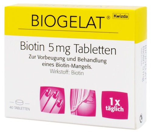 Biogelat Biotin 5mg Tabletten