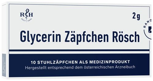 Glycerin Zäpfchen Rösch 2g