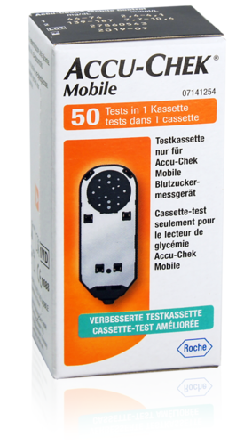 Accu-Chek Mobile Testkassette zur Glukosebestimmung