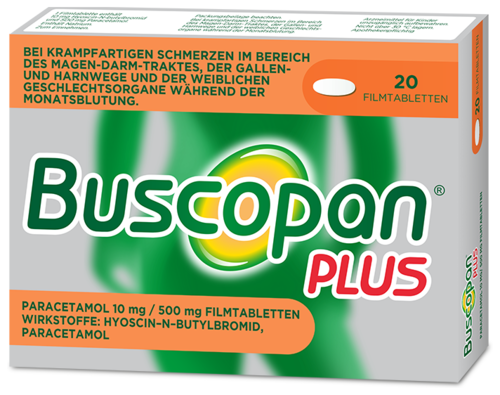 Buscopan plus Paracetamol 10 mg/ 500 mg Filmtabletten