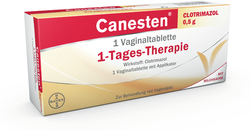 Canesten Clotrimazol 0,5g Vaginaltablette 1-Tages-Therapie