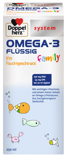 Doppelherz system Omega-3 family flüssig
